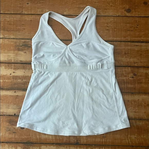 lululemon white sport tank top - Picture 1 of 3